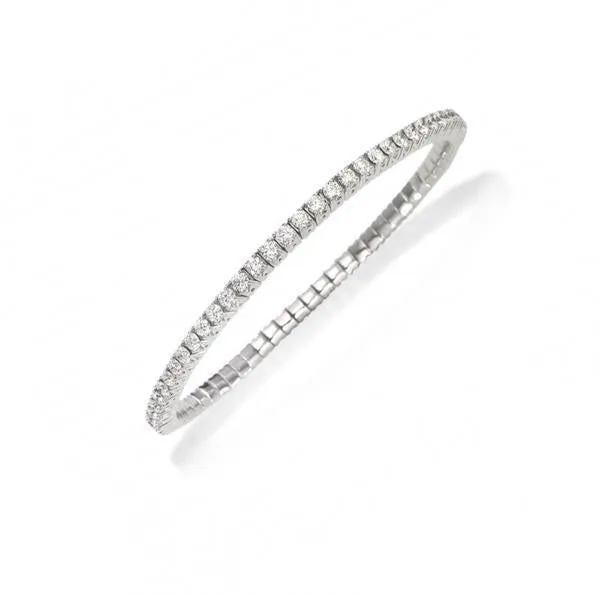 Picchiotti Xpandable 18ct White Gold 3.54ct Diamond Tennis Bracelet