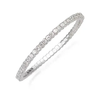 Picchiotti Xpandable 18ct White Gold 6.29ct Diamond Tennis Bracelet