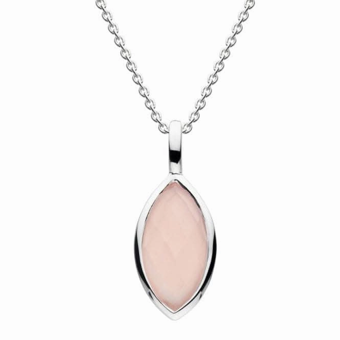 Pink Chalcedony Marquise Pendant 97820PKC