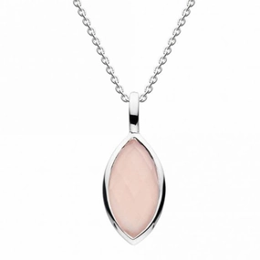Pink Chalcedony Marquise Pendant 97820PKC