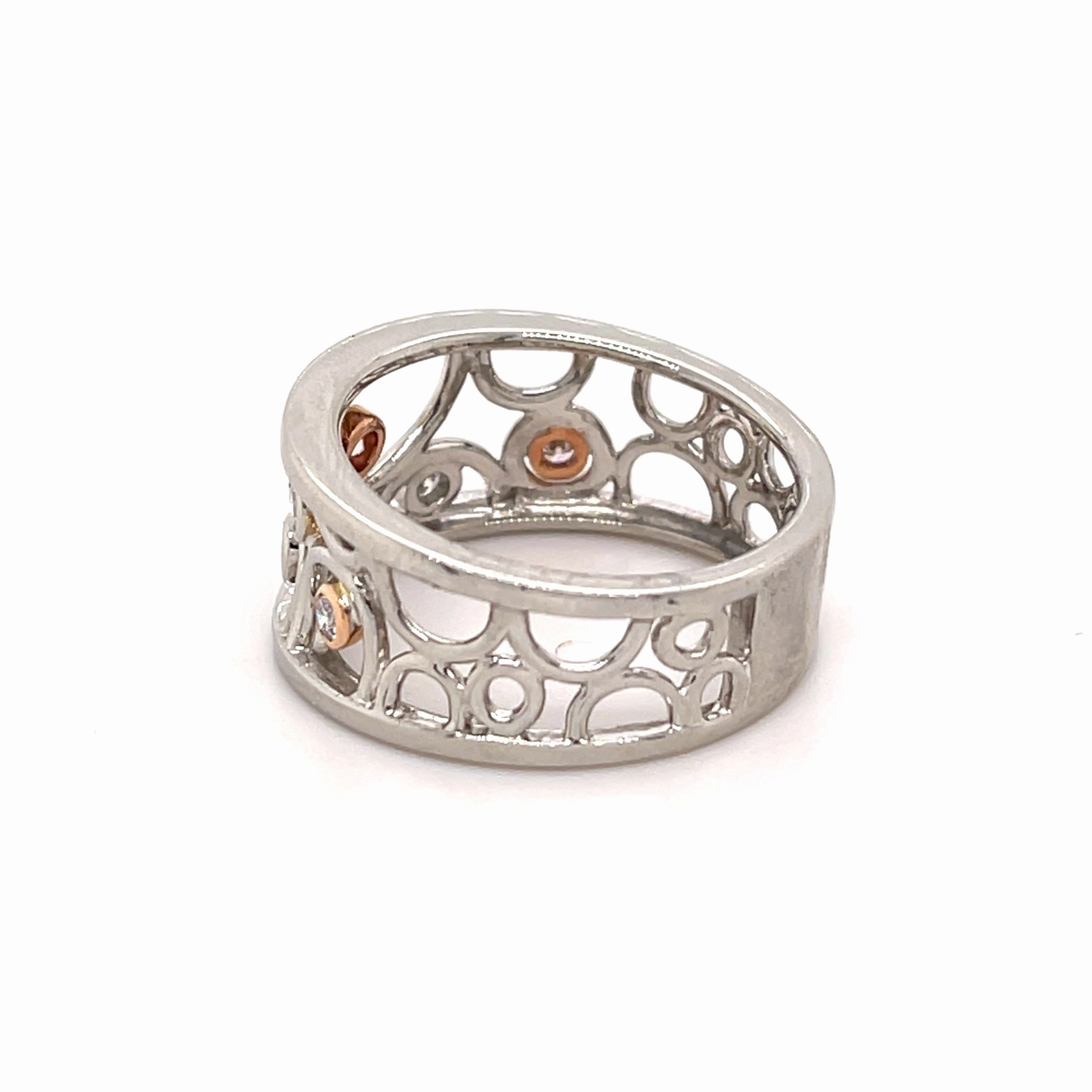 Pink Diamond Bubble Ring