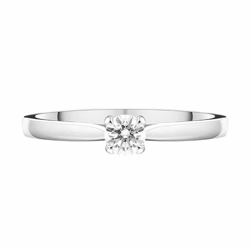 Platinum Brilliant Cut 0.22ct Diamond Solitaire Ring