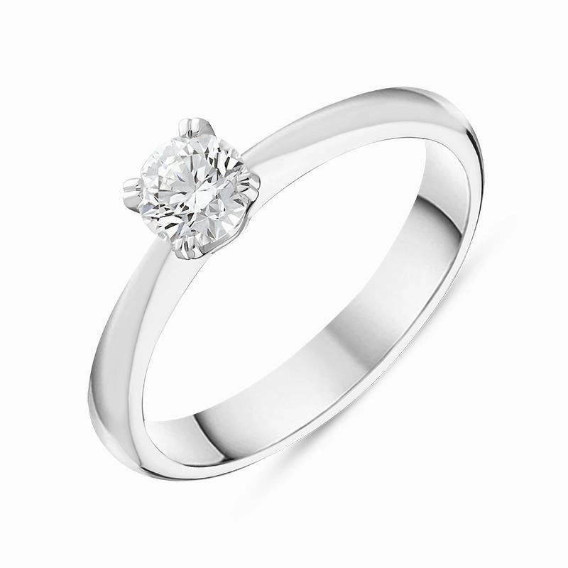 Platinum Brilliant Cut 0.40ct Diamond Solitaire Ring