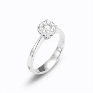 Ponte Vecchio Artemide 18ct White Gold 0.31ct Diamond Ring