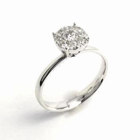 Ponte Vecchio Artemide 18ct White Gold 0.20ct Diamond Ring
