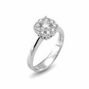 Ponte Vecchio Artemide 18ct White Gold 0.80ct Diamond Ring