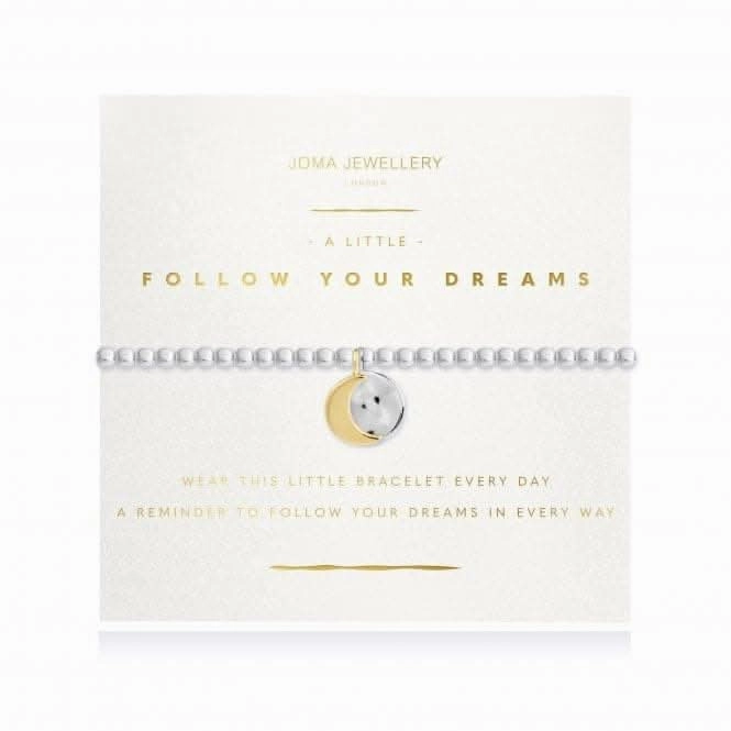Radiance A Littles Follow Your Dreams Silver 17.5cm Stretch Bracelet 4215