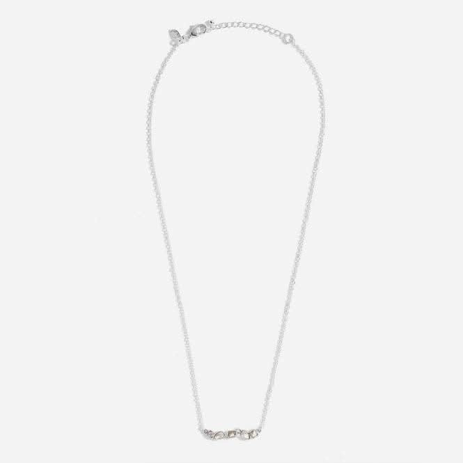 Radiant Treasures Gems Bar Silver 46cm   5cm Necklace 5834