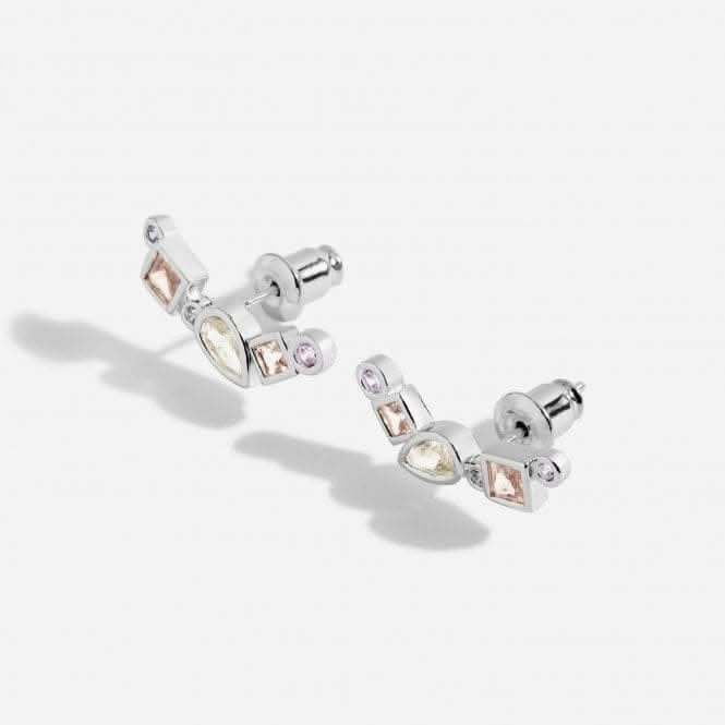 Radiant Treasures Gems Ear Crawler Silver Earrings 5833