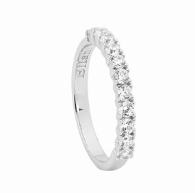 Ring - 11x White CZ Silver Ring