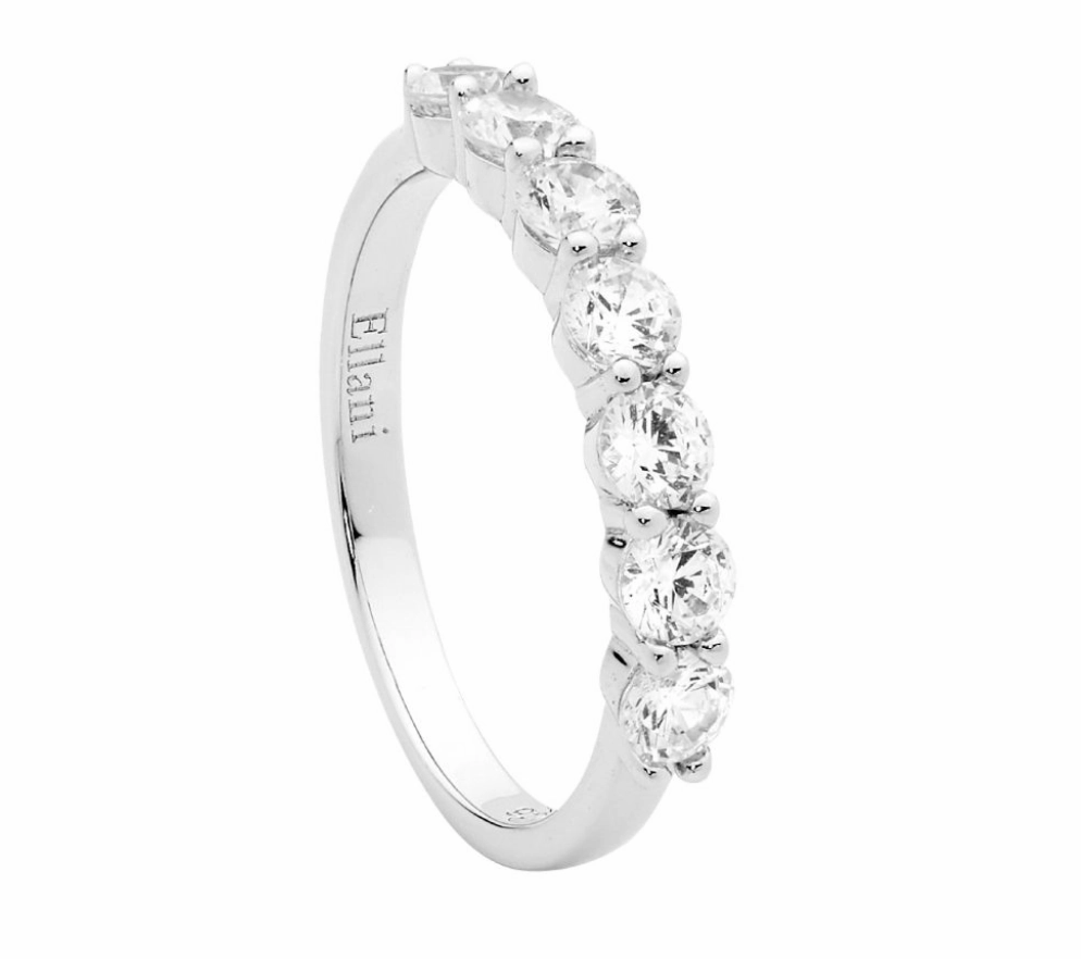 Ring - 7x3.5mm White CZ - size 7 (N1/2) - 3 colours available