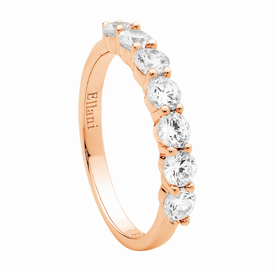Ring - 7x3.5mm White CZ - size 7 (N1/2) - 3 colours available