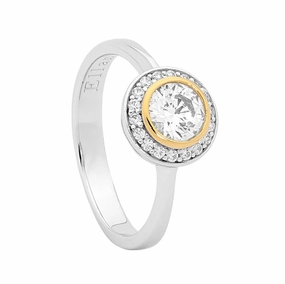 Ring - Round CZ Solitaire -Different Sizes & Colour