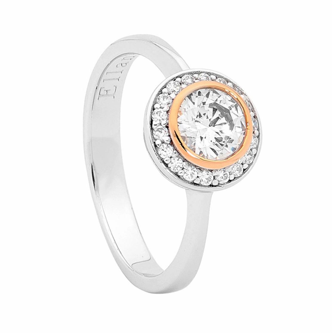 Ring - Round CZ Solitaire -Different Sizes & Colour