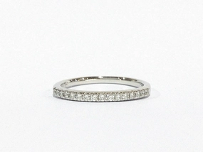 Round Diamond Channel Set Band