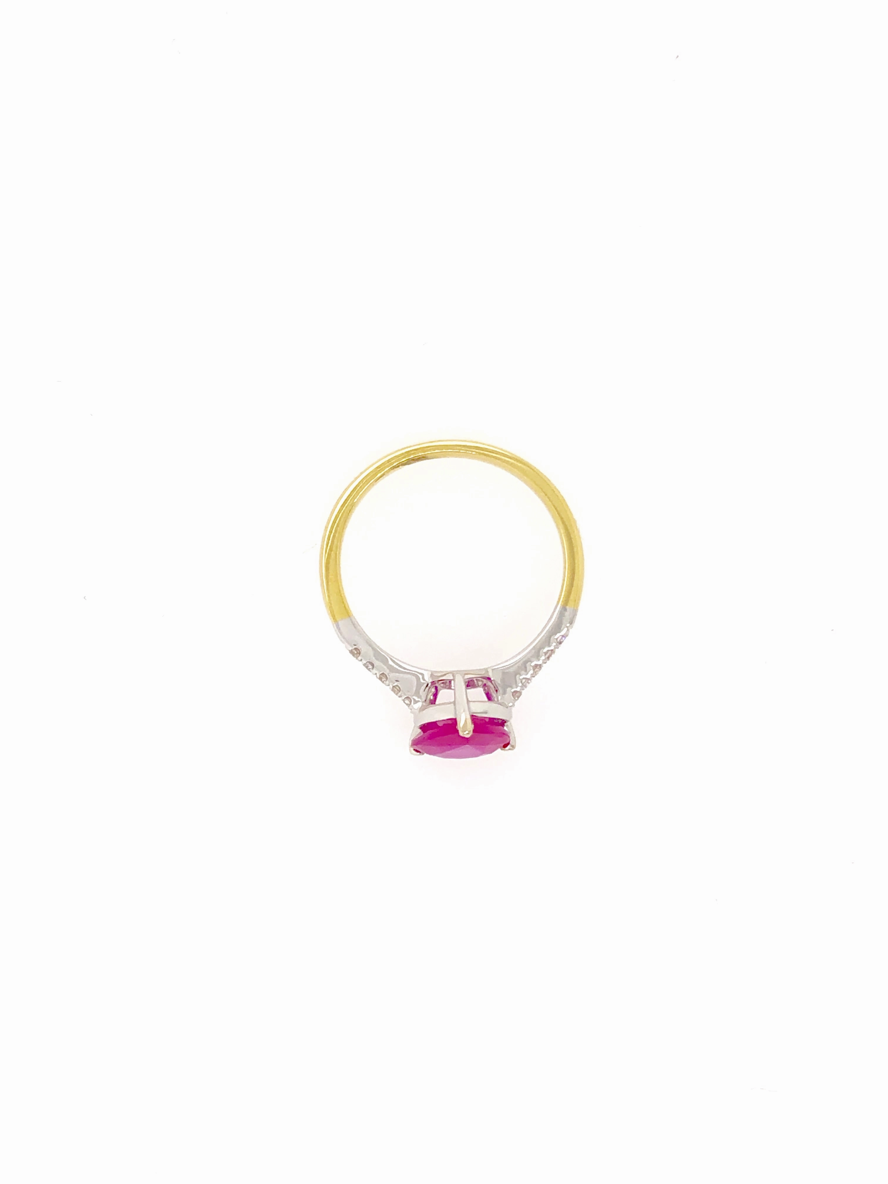 Ruby Teardrop Ring