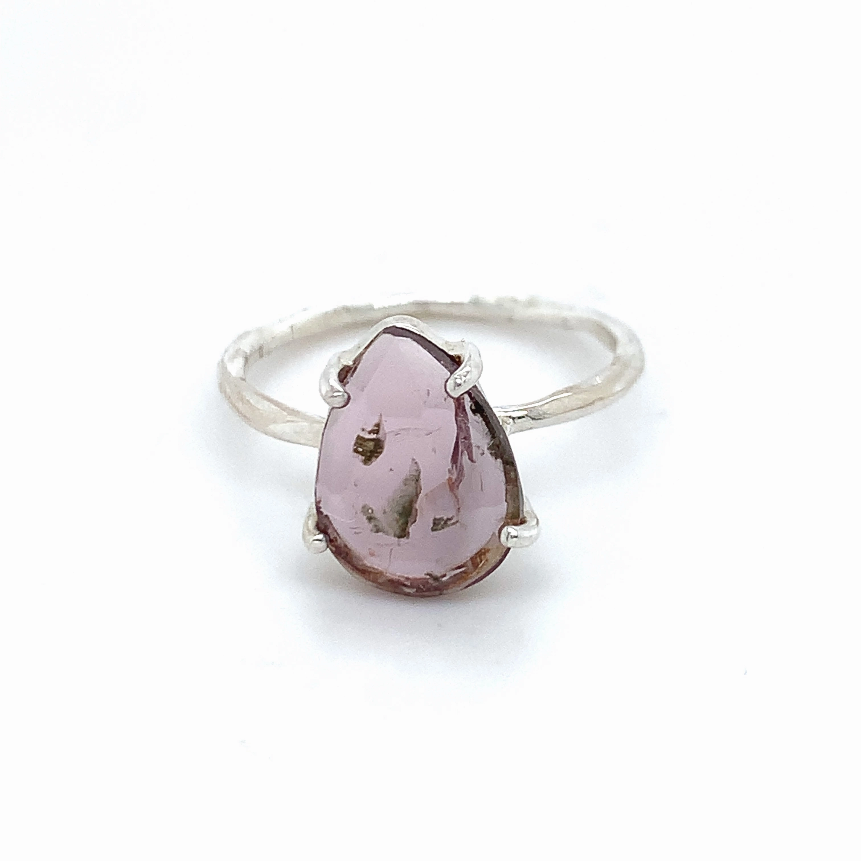 Semi-Precious Tourmaline Silver Ring