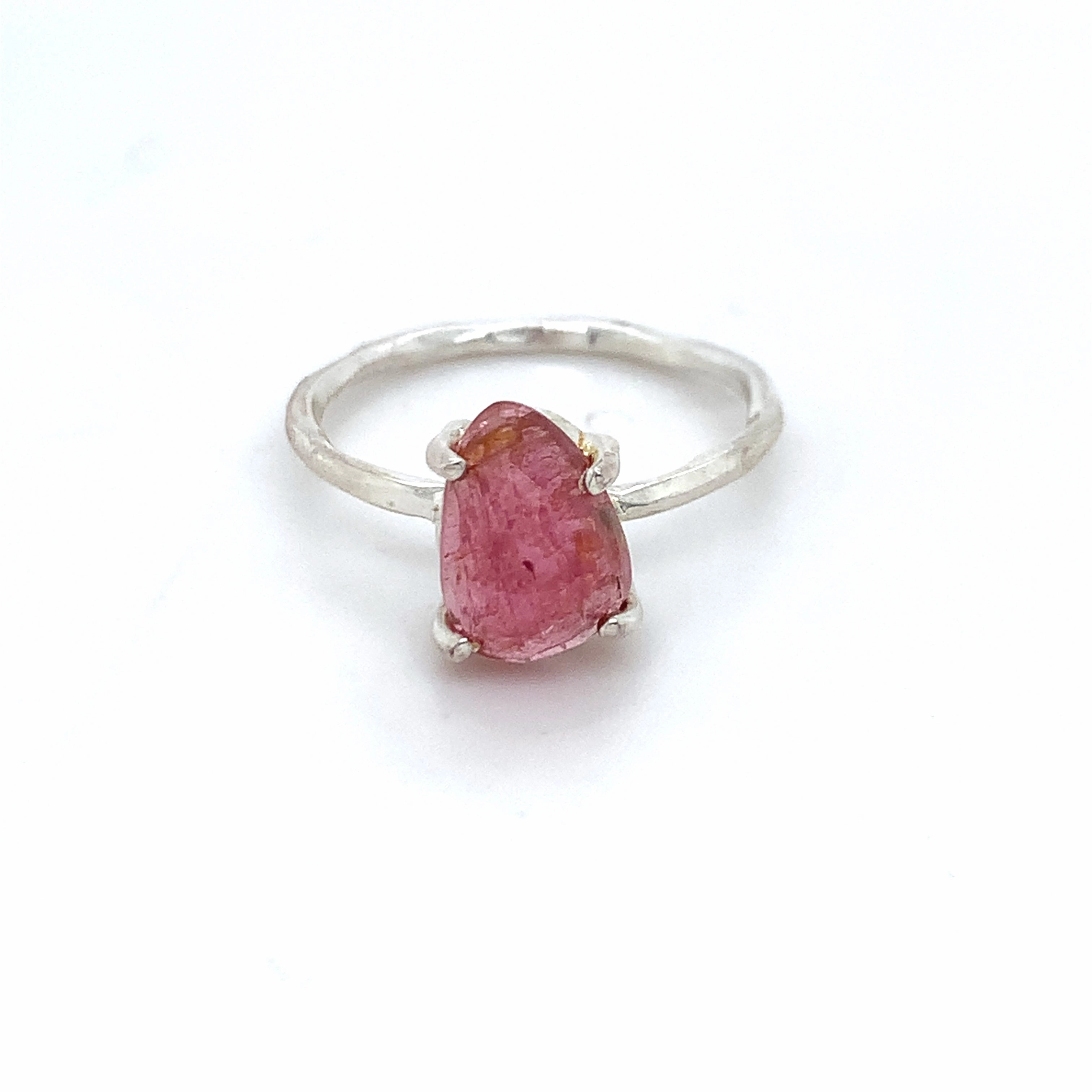 Semi-Precious Tourmaline Silver Ring