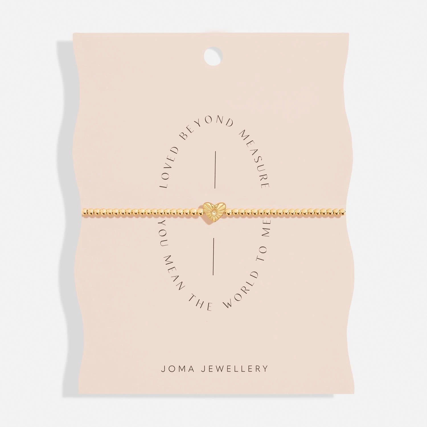 Share Happiness Loved Beyond Measure You Mean The World To Me Bracelet 7384
