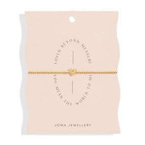 Share Happiness Loved Beyond Measure You Mean The World To Me Bracelet 7384