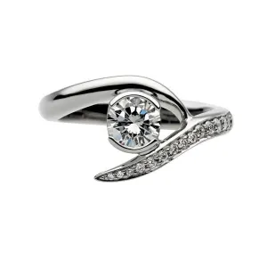 Shaun Leane Entwined 18ct White Gold 0.48ct Diamond Inward Engagement Ring