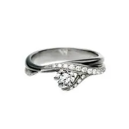 Shaun Leane Entwined 18ct White Gold 0.54ct Diamond Slim Vine Engagement Ring