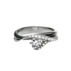 Shaun Leane Entwined 18ct White Gold 0.54ct Diamond Slim Vine Engagement Ring