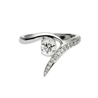 Shaun Leane Entwined Platinum 0.50ct Diamond Outward Engagement Ring