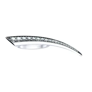 Shaun Leane Sabre 18ct White Gold 0.78ct Diamond Slim Ring