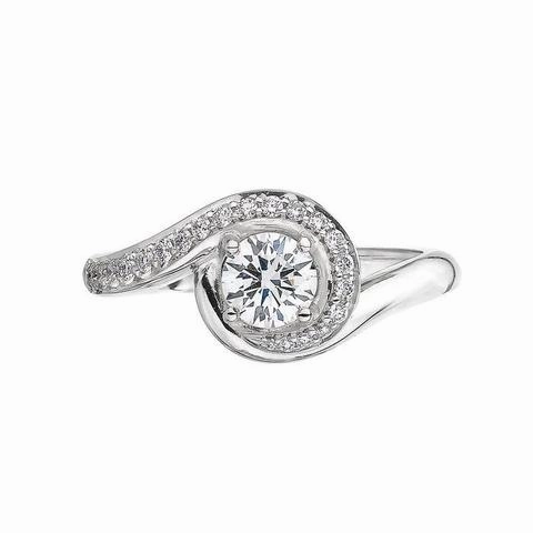 Shaun Leane Entwined 18ct White Gold 0.63ct Diamond Engagement Ring