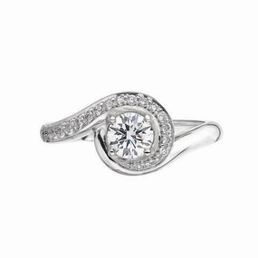 Shaun Leane Entwined 18ct White Gold 0.63ct Diamond Engagement Ring