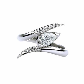 Shaun Leane Entwined 18ct White Gold 0.64ct Diamond Ariana Engagement Ring