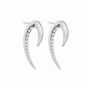 Shaun Leane Hook 18ct White Gold 0.59ct Diamond Earrings