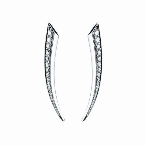 Shaun Leane Sabre 18ct White Gold 0.80ct Diamond Small Earrings