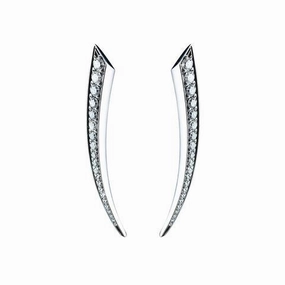 Shaun Leane Sabre 18ct White Gold 0.80ct Diamond Small Earrings