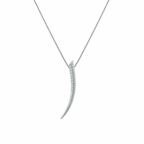 Shaun Leane Sabre 18ct White Gold 1.21ct Diamond Medium Necklace