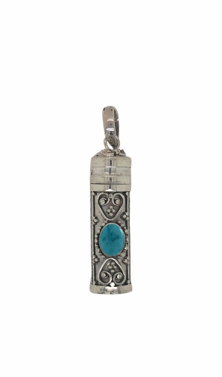 Silver & Birthstone Keepsake Pendant - 5 variants