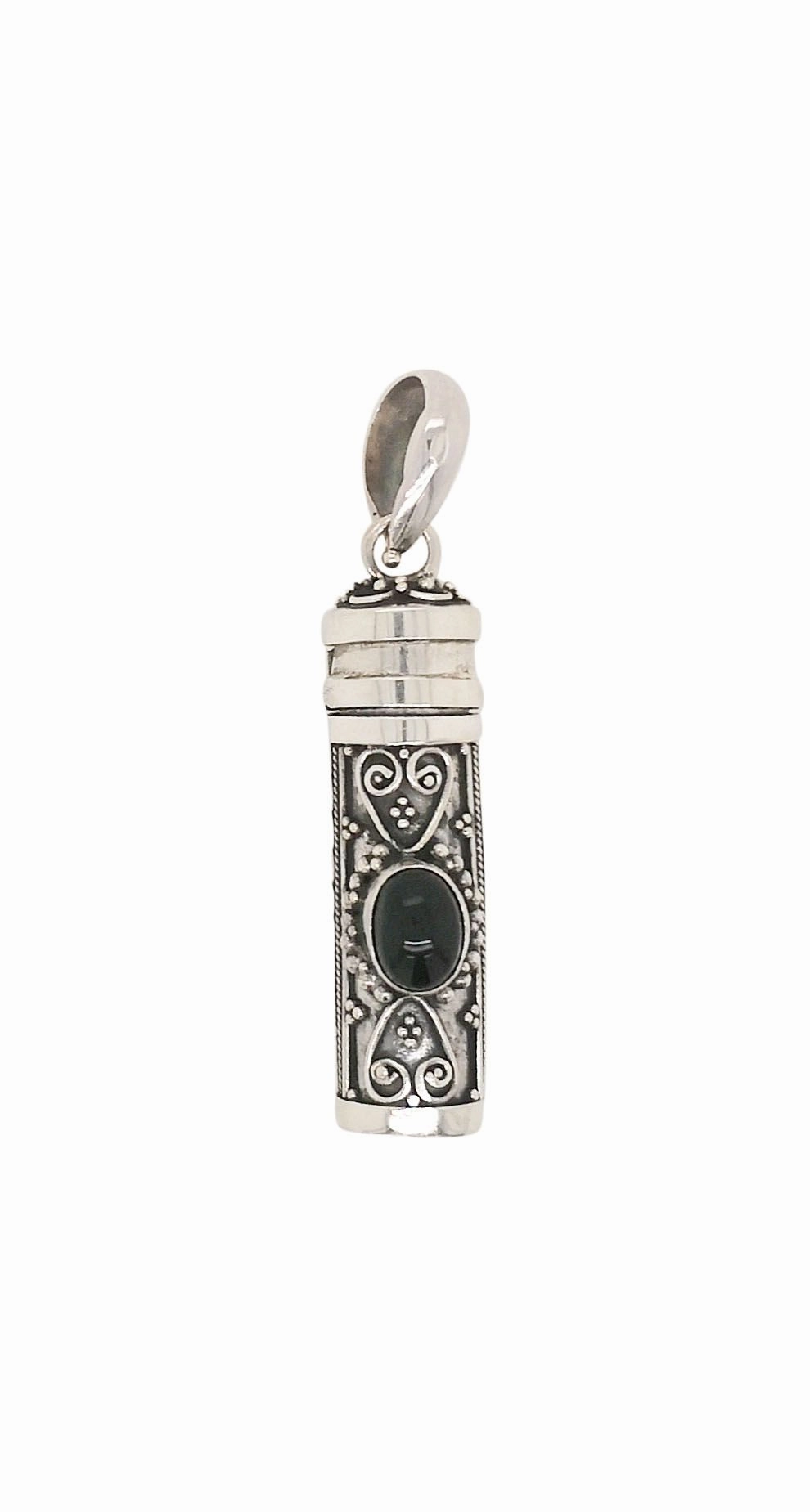 Silver & Birthstone Keepsake Pendant - 5 variants