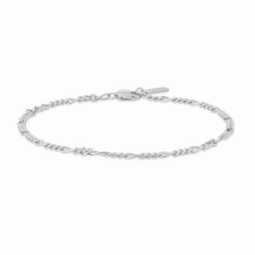 Silver Filia Curb Chain Bracelet B063-02H