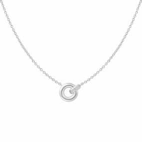 Silver Linked Necklace N062-02H
