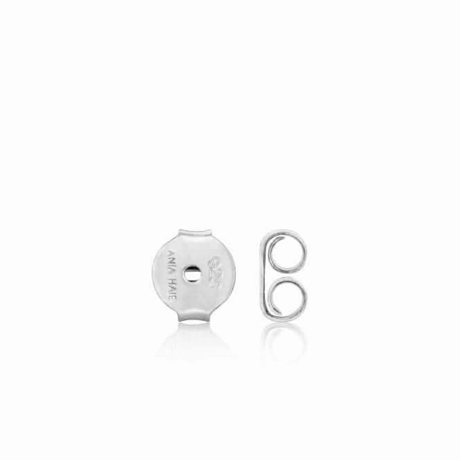 Silver Mother Of Pearl Heart Stud Earrings E034-99H