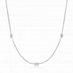 Silver Smooth Twist Chain Necklace N038-02H