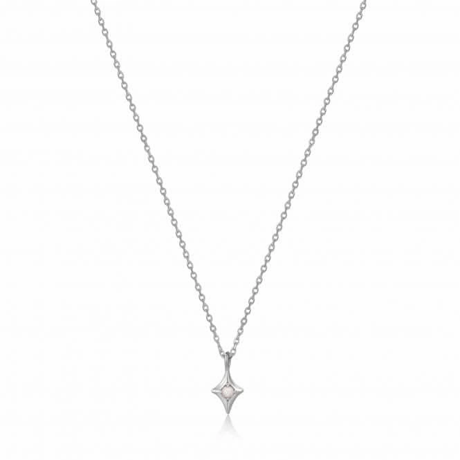 Silver Star Kyoto Opal Pendant Necklace N034-01H