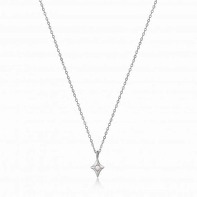 Silver Star Kyoto Opal Pendant Necklace N034-01H