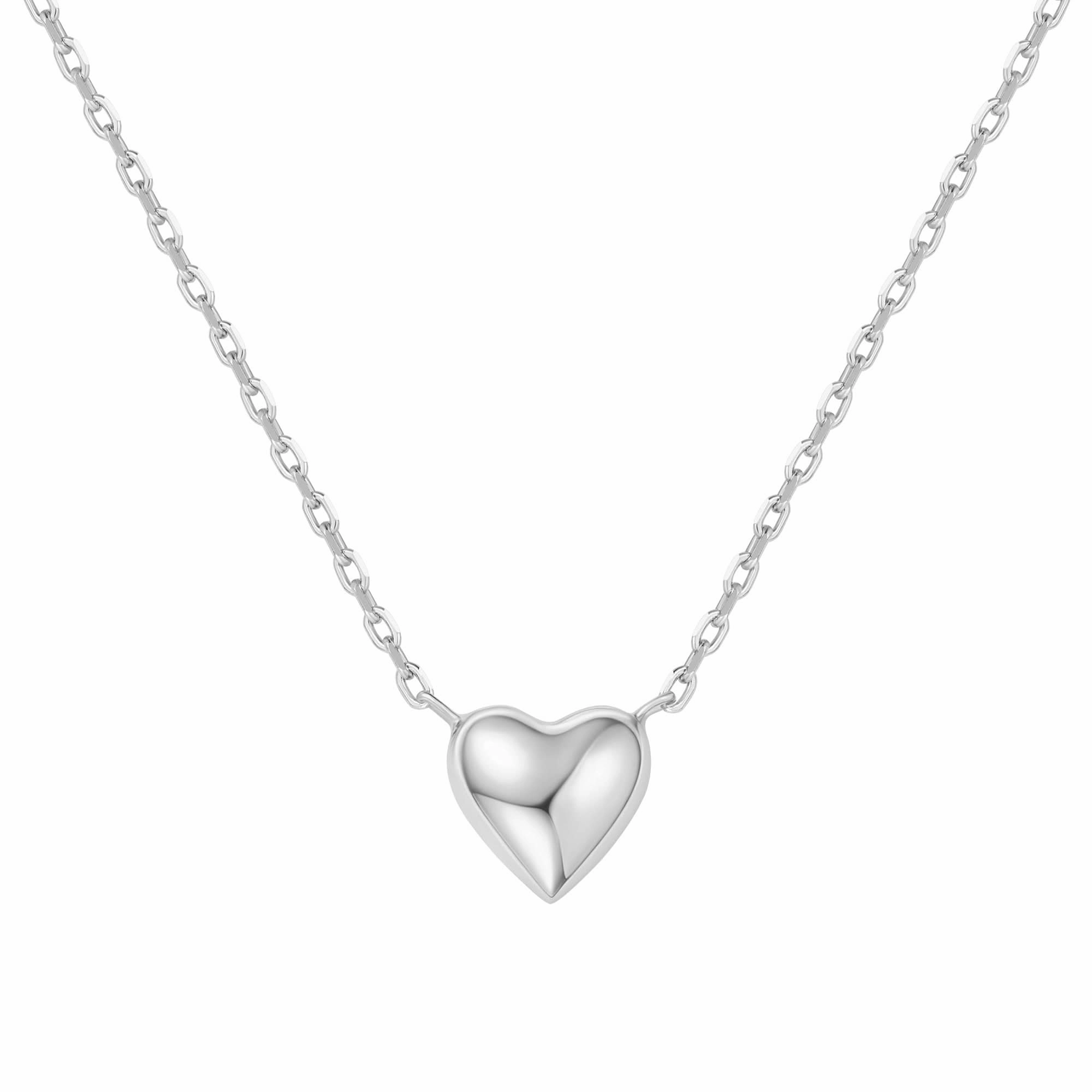 Silver Sweetheart Necklace N064-02H