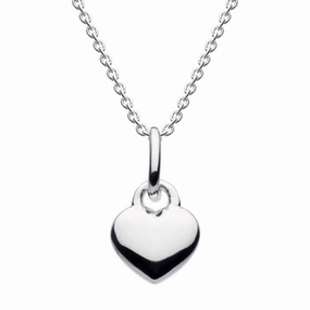 Small Puff Solid Heart Pendant 90C4HP