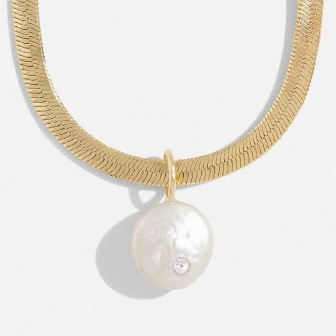 Solaria Coin Pearl Gold Plated Pendant 18cm   3cm Bracelet 7158