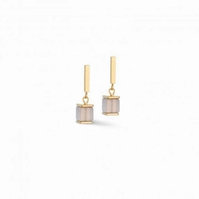 Stainless Steel Grey Nude Ear Studs 4425/21-1229