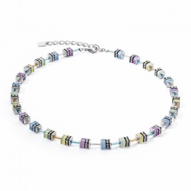 Stainless Steel Multicolour Pastel 2 Necklace 4409/10-1537