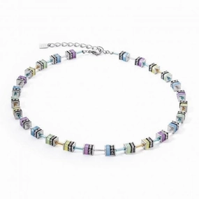 Stainless Steel Multicolour Pastel 2 Necklace 4409/10-1537
